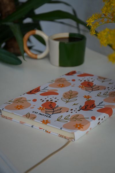 CoNotes A5 (15X21Cm) - Set of 2 Hard Cover Thread Stitching Checked Notebook