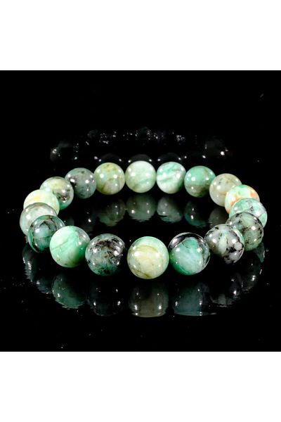 Padore Accessory Pure Luxury: Unisex Original Emerald Natural Stone Bracelet