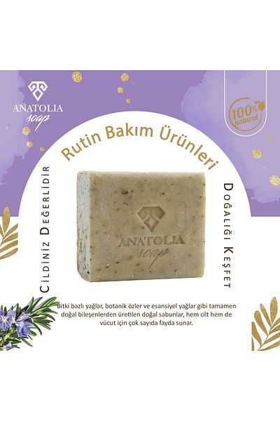 Anatolia Soap Rosemary Soap Nourishes the Skin with Cell Renewal, Antioxidant Content