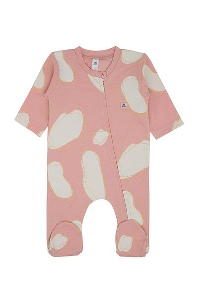 Jrmori Cloud Printed Zippered Jumpsuit