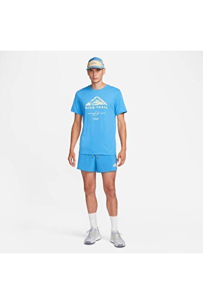 Nike Dri Fit Tee Run Trail Erkek Tişört  EYMSPOR DZ2727-435