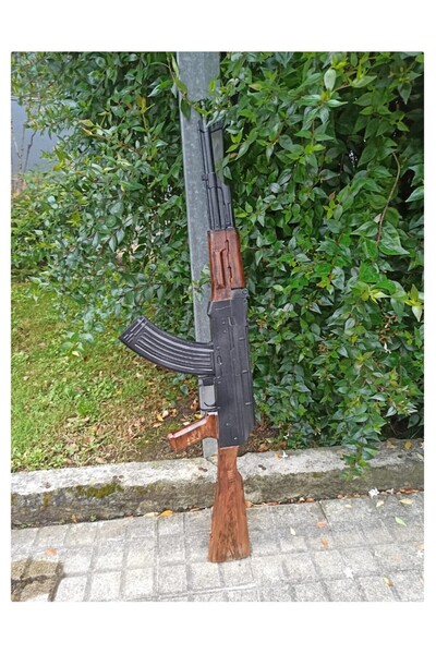 TuransoyCraft AK-47 Kalashnikov CS GO V1 DEKOR 1/1 ÖLÇEK GERÇEK BOY (OYUNCAK ...