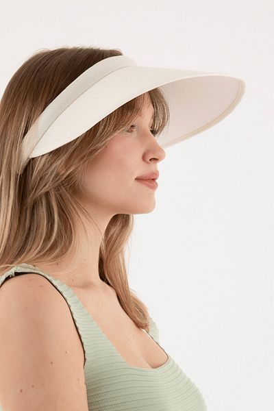 Hat Town UV Protective Straw Visor Visor Tennis Hat