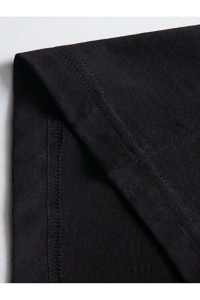 Jose Clothing Tricou oversize unisex din bumbac organic imprimat negru - cu maneca scurta