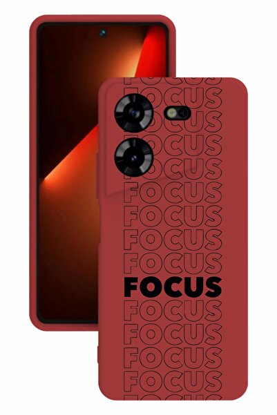 TECNO Pova 5 Printed and Camera Protected Red Color Silicone Case