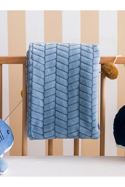 LC Waikiki LCW baby Patterned Baby Boy Blanket 90x110 Cm