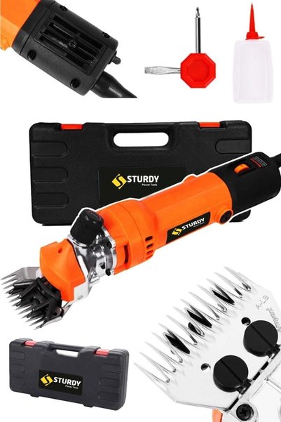 Sturdy Japon Tech. 400 Watt Sjs Çift Metal Şanzuman Koyun Keçi Kirkma Kirpma Makinesi