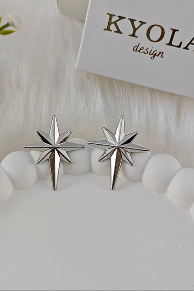 KYOLA DESİGN Polar Star Gold Earrings