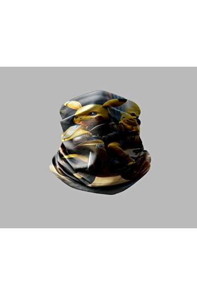 Buffalo Pokemon Designed Unisex Outdoor Bandana - Biker Buff Mask, Neck Collar