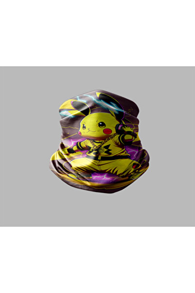 Buffalo باندانا للجنسين بتصميم بوكيمون للاستخدام الخارجي - قناع بايكر بوف، طو...