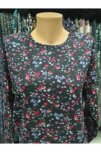 sercan konfeksiyon KADIN TURLU KUMAŞ BLUZ PENYE