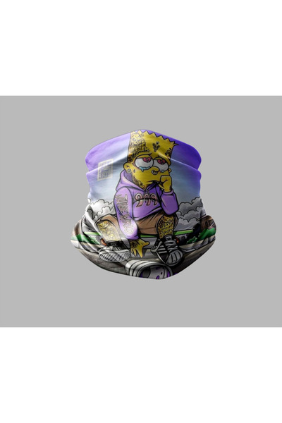 Buffalo باندانا قناع برتقالي خارجي بتصميم شخصية 5D للجنسين