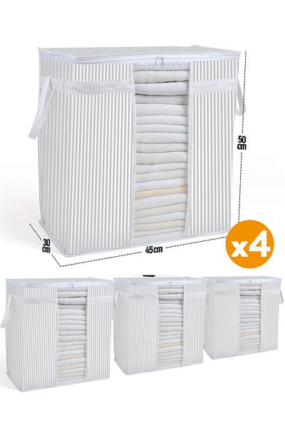 ESTİ Τσάντα αποθήκευσης με 4 παράθυρα 50 x 45 x 30 cm