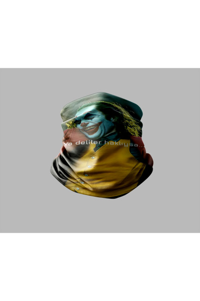 Buffalo قناع برتقالي بتصميم حروف جدارية خارجية للجنسين - باندانا طوق الرقبة