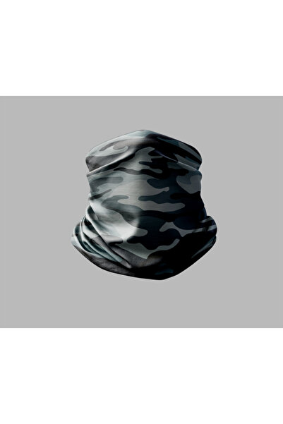 Buffalo قناع برتقالي للرقبة بتصميم مموه للجنسين