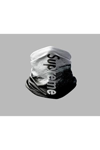 Buffalo قناع برتقالي خارجي بتصميم سوبريم للجنسين - باندانا طوق الرقبة