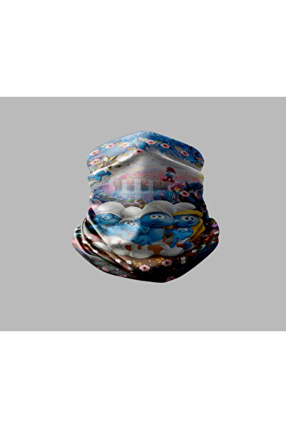 Buffalo قناع برتقالي خارجي للجنسين - تصميم السنافر لراكبي الدراجات النارية