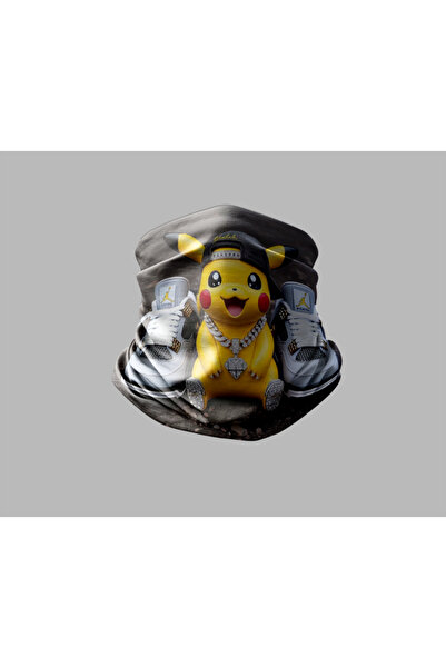 Buffalo Pokemon Designed Unisex Outdoor Bandana - Biker Buff Mask, Neck Collar