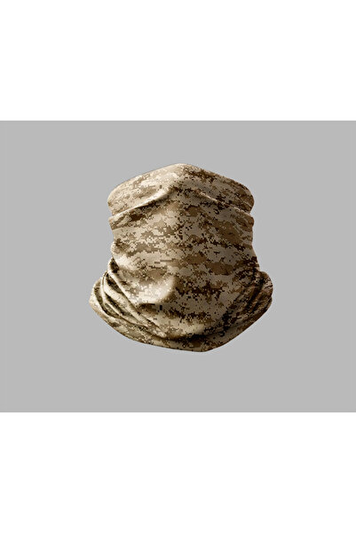 Buffalo قناع برتقالي للرقبة بتصميم مموه للجنسين