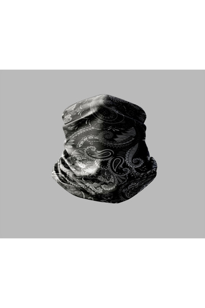 Buffalo Unisex Outdoor Neck Collar Bandana - Marbling Art Design, Biker Buff ...