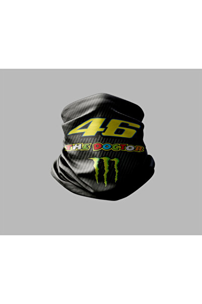 Buffalo Motorcycle Designed Biker Buff Mask Outdoor Neck Collar Unisex Bandana