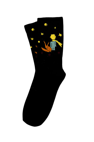 SOCKSON Küçük Prens Tasarımlı Tenis Çorap (Özel Tasarımlar)