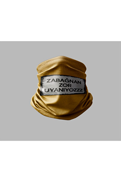 Buffalo باندانا للجنسين للاستخدام الخارجي - تصميم حروف جدارية، قناع راكب الدر...