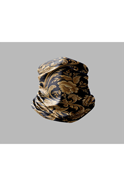 Buffalo Unisex Outdoor Neck Collar Bandana - Marbling Art Design, Biker Buff ...