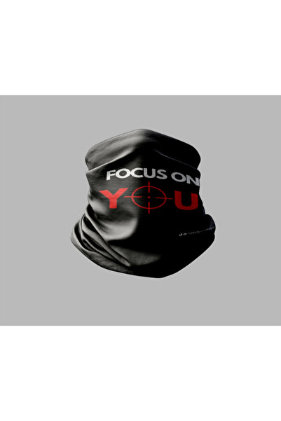 Buffalo قناع برتقالي خارجي للجنسين - تصميم حروف، باندانا طوق الرقبة