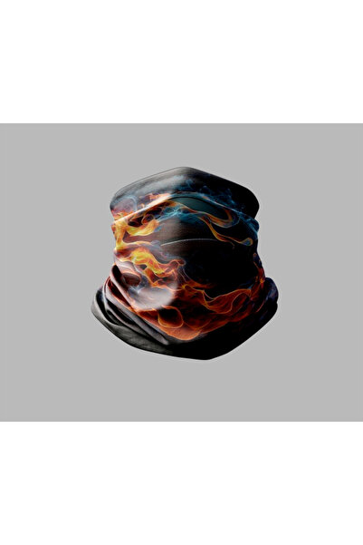 Buffalo قناع برتقالي بنمط كرة السلة - باندانا للرقبة في الهواء الطلق للجنسين