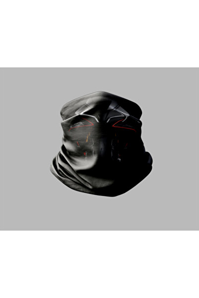 Buffalo Motorcycle Designed Biker Buff Mask Outdoor Neck Collar Unisex Bandana