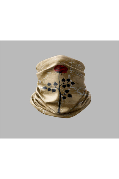 Buffalo Unisex Outdoor Neck Collar Bandana - Marbling Art Design, Biker Buff ...