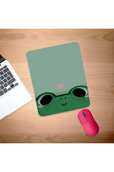 UcuruStore Sevimli Yarım Kurbağa Bilek Destekli Mouse Pad