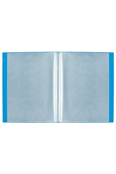 Bigpoint Presentation File with Pockets 60 Pieces Blue X 4 Pack