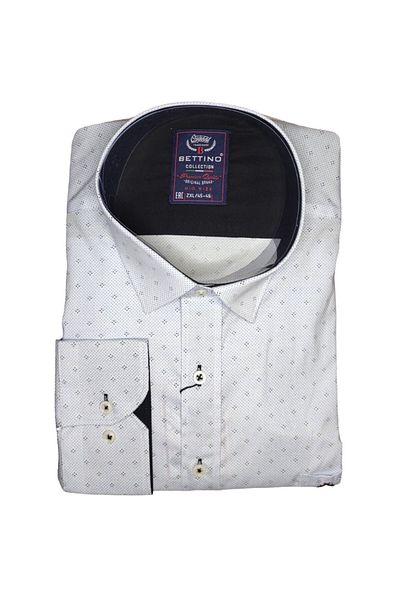 marufshop Μακρυμάνικο πουκάμισο Lycra Κατάλληλο για Ανδρικό Μεγάλο Μέγεθος Μεταξύ 117-130 κιλών