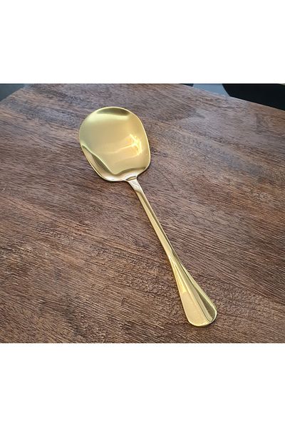 LOVYCO GOLD SERVICE PRESENTATION SPOON BIG SIZE 25 CM