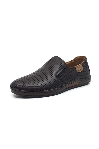 CATELLİ 100% Genuine Leather Men's Summer Comfortable Orthopedic Daily Light Heel Massage Sandal Shoes 40-45
