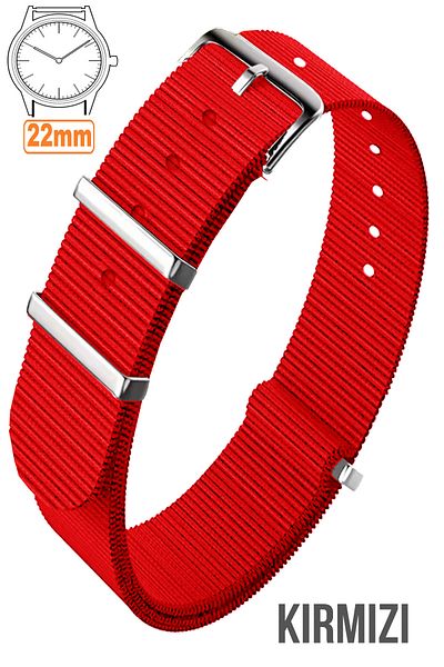 COBRA Fossil-Welder-Casio-Seiko-Omega-Armani Watch Compatible 22mm Nato Textile Cloth Band - Nttek22