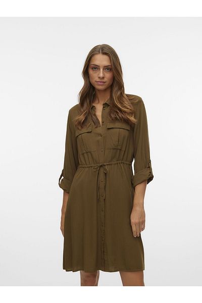 Vero Moda Kleid VMVILMA LS ABK ELBİSE EXC GA