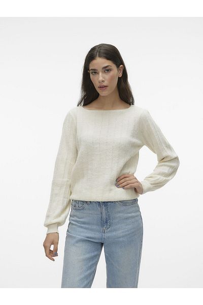 Vero Moda Strickpullover VMKAMILLE LS BOATNECK PULLOVER GA