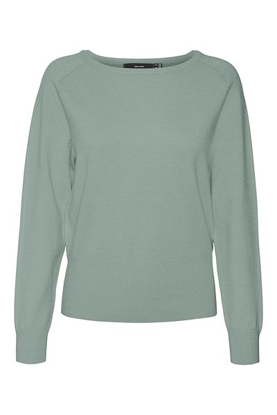 Vero Moda Strickpullover VMLAURA LS BOATNECK PULLOVER