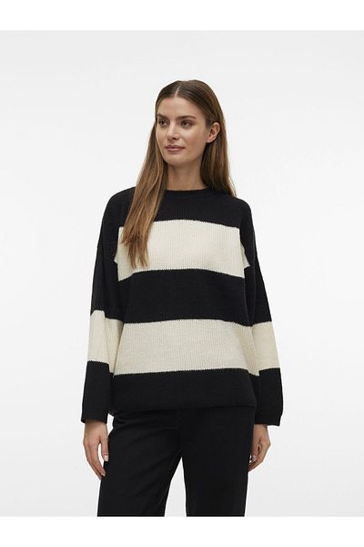 Vero Moda Strickponcho Normal Geschnitten Rundhals Kravat Angesetzte Schulter Kazak