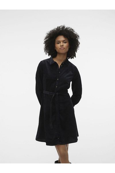 Vero Moda Kleid VMNINA L/S CORDUROY SHORT DRESS WVN EXC