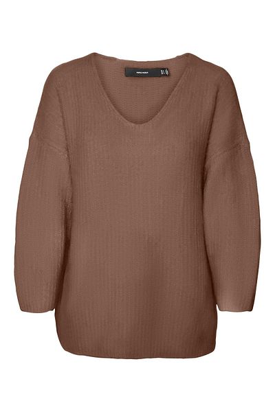 Vero Moda Strickpullover VMJULIE 7/8 V YAKA BLUZ GA REP EXC
