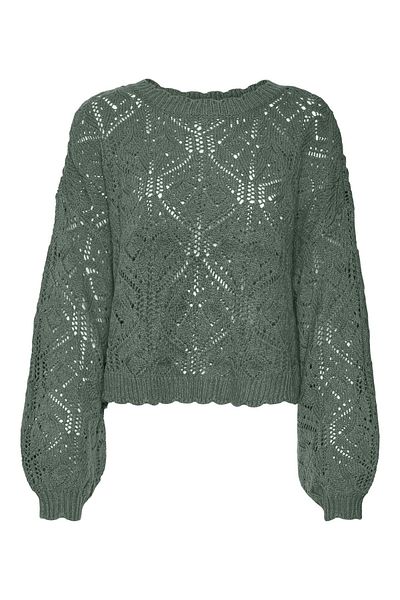 Vero Moda Strickpullover VMFIOLA LS O-NECK PULLOVER OWN