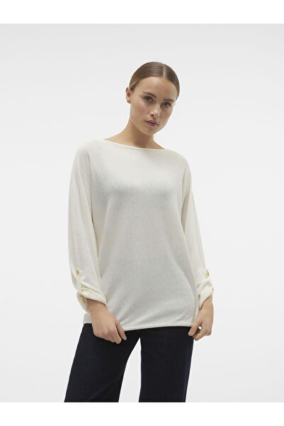 Vero Moda Strickpullover U-Boot Ausschnitt Pullover