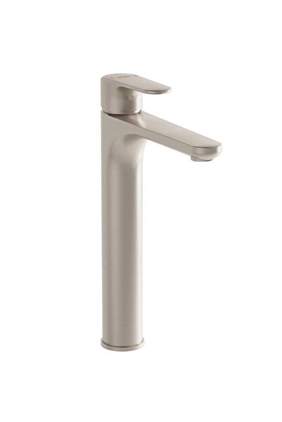 VitrA Root Round Lavabo Bataryası Çanak Fırçalı Nikel A4270734