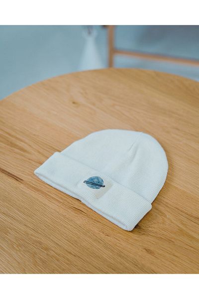 Lisara Rib Beanie Cocuk Space Detailed