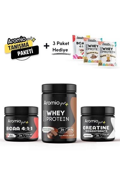 Aromio Pro+ Sports Meeting Pack - Whey Protein, BCAA and Creatine