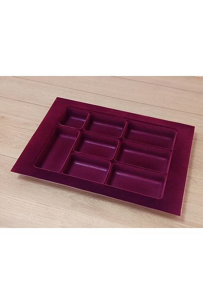 NETAKS 40x55 Makeup Organizer In-Drawer Jewelry Organizer Box Plum Jewelry Accessory Organizer